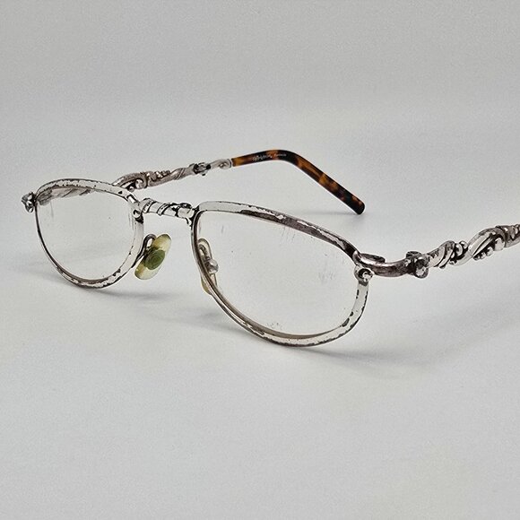 Brighton Wilde Silver Tortoise Frame +2.0 Lens Folding Reading Glasses 47-21-127 - Picture 1 of 13